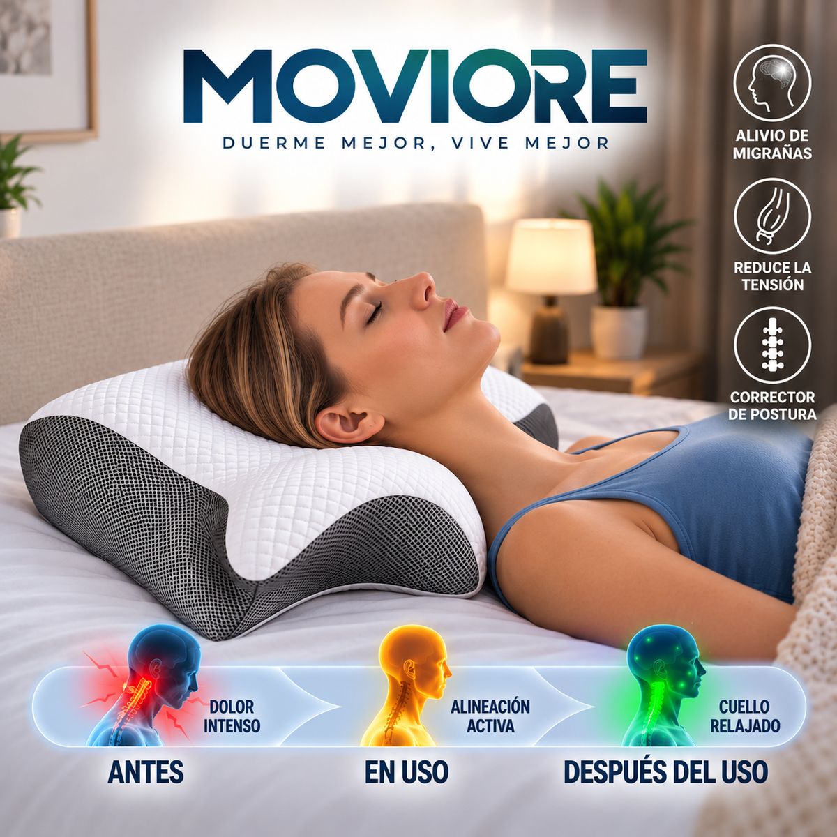 Almohada cervical MOVIORE