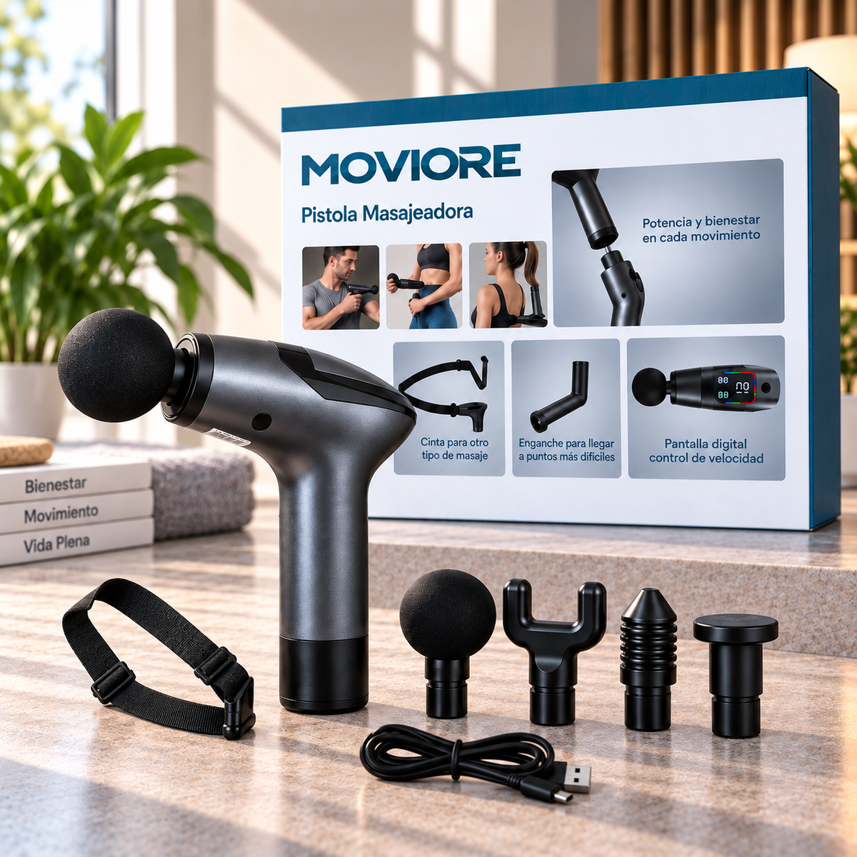 Pistola Masajeadora PREMIUM MOVIORE